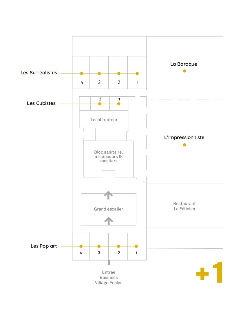 Plan des salles